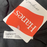 30 New Hanes Womens XS-XXL Black Cotton Cap Sleeve Muscle Tee Wholesale Lot