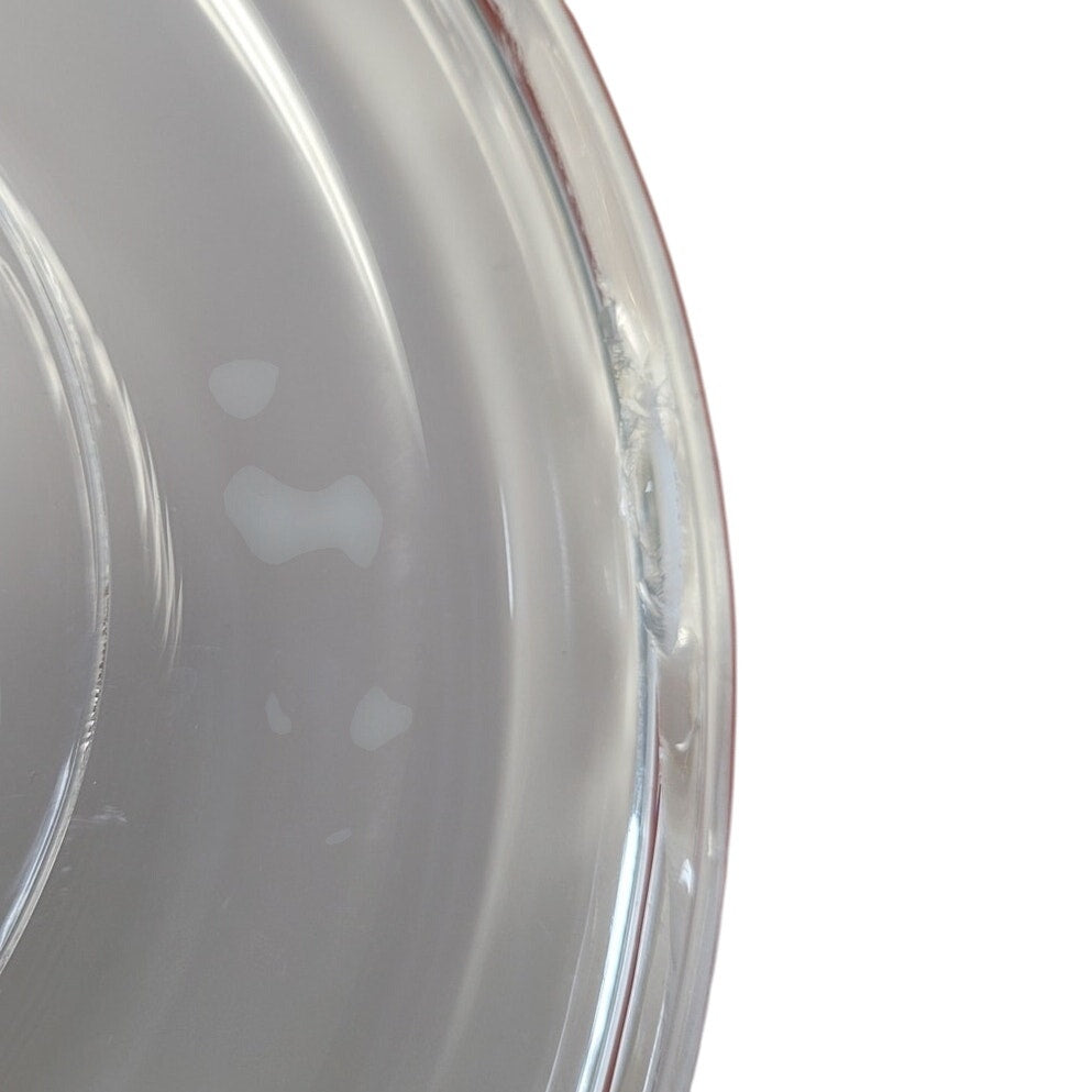 Corningware F-5-B 1.6 Liter Made In USA Round Ceramic DIsh Bowl w Glass Lid