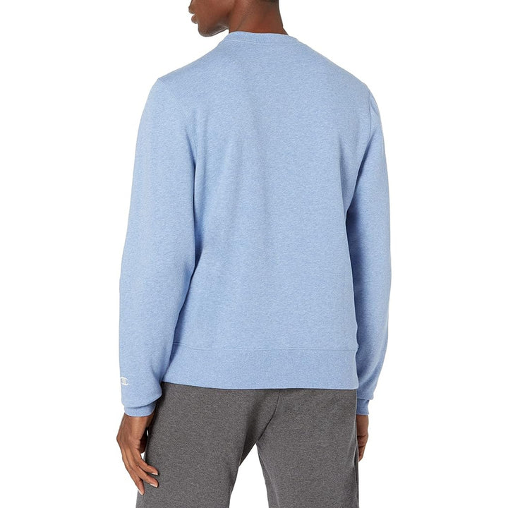 2 New Champion Mens Small Blue &amp; Navy Sueded Fleece Pullover Crew Sweatshirts