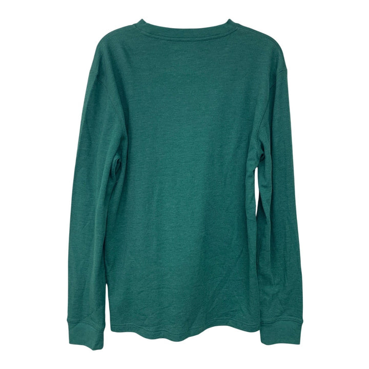 New American Eagle Mens Medium Super Soft Waffle Long Sleeve Crew Neck Tee Shirt