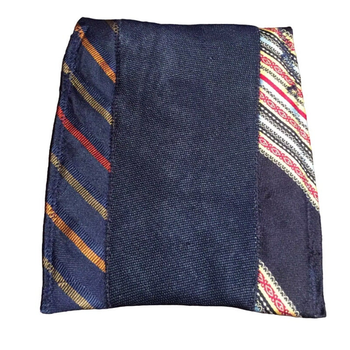 Handmade Upcycled Cosmetic Glasses Purse Pouch Made From Vintage Neck Ties