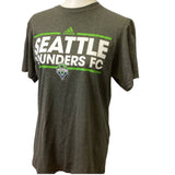 Adidas Medium Seattle Sounders FC Football Soccer Club Crew Neck Tee Shirt