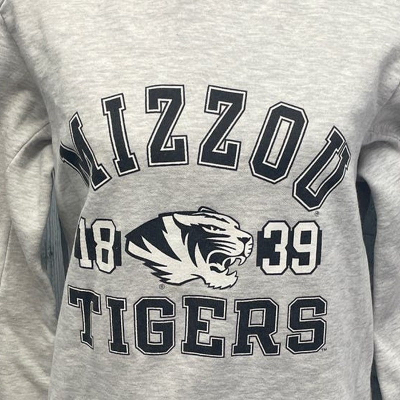 Russell Mizzou Tigers Mens Small Long Sleeve Front Zip Pocket Sweatshirt Hoodie