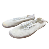 WateLves Womens Size 9.5 White Quick Dry Aqua Socks Pool Water Aerobics Shoes