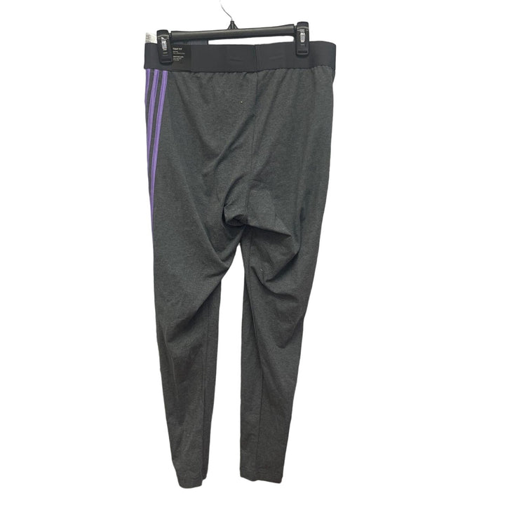 New Adidas Womens Plus Size 1X Cotton Blend Mid Rise Tight Fit Athletic Leggings
