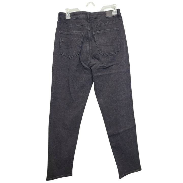 New American Eagle Womens Size 2 Short Stretch Black Denim Jeans