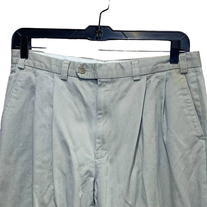 Lauren Ralph Lauren 36W 32L Pleated Front Chino Khaki Tan Casual Cuffed Pants