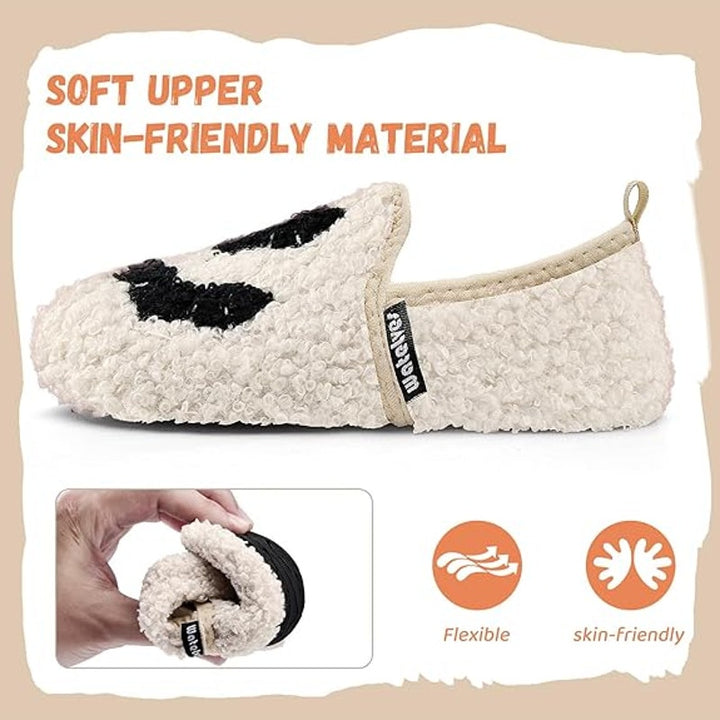 New WateLves Toddler Size 10.5 Halloween Bats Pumpkin Slide On House Slippers