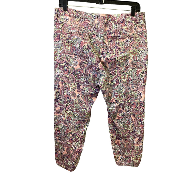 Charter Club Woman Plus Size 18W Paisley Stretch Cotton Bristol Skinny Jeans