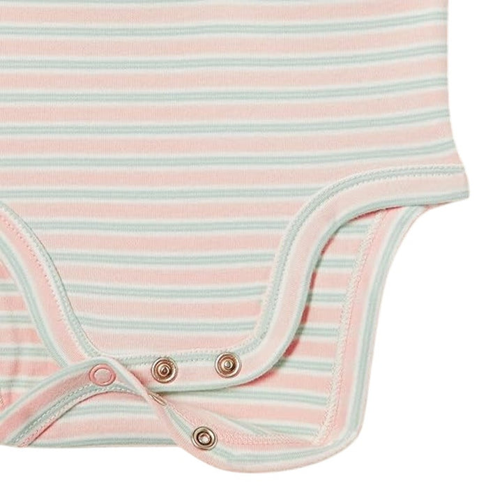 New 3-Pack Amazon Essentials Newborn Girls Green Pink Ruffled Bodysuit Dresses