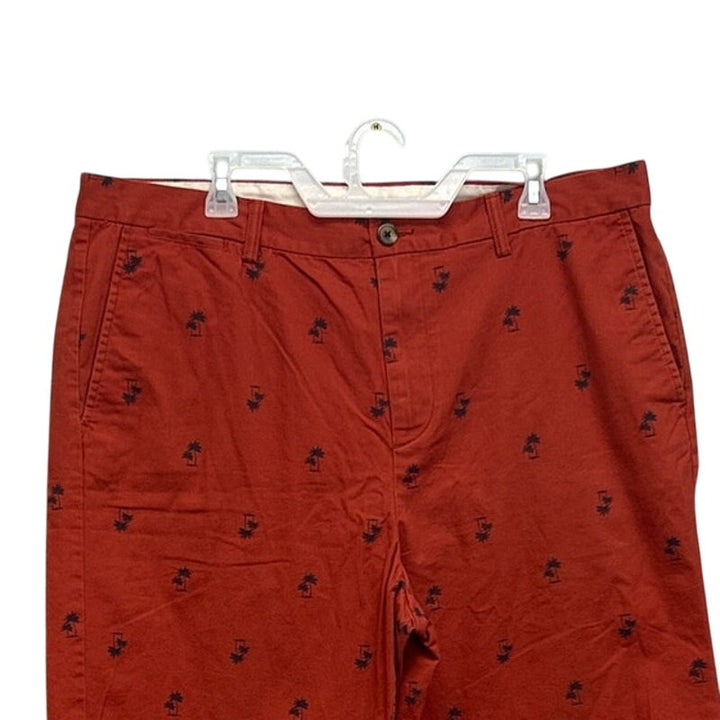 Old Navy Mens Size 40 Ultimate Slim Stretch Cotton Palm Tree Board Golf Shorts
