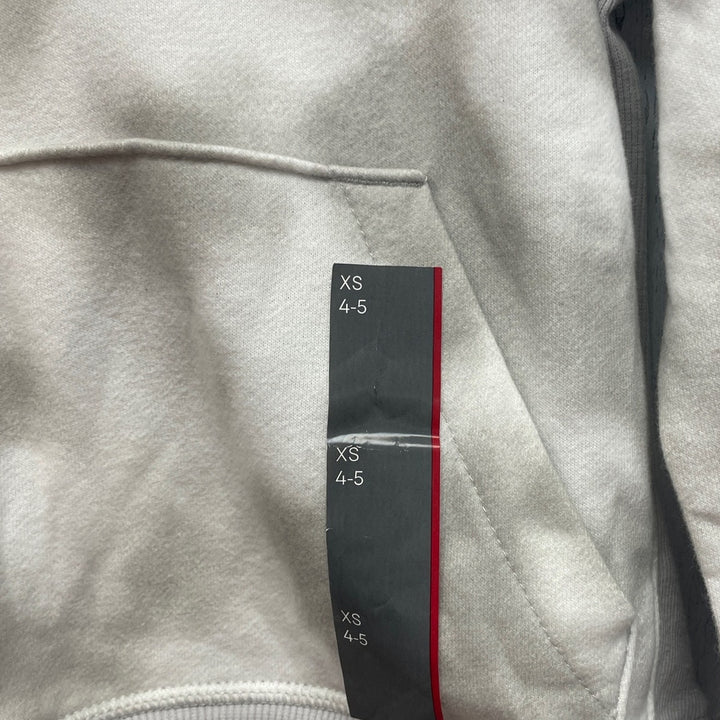 New Upcycled Hand Printed Kids XS 4/5 Dragonfly Sweatshirt Hoodie w Thumb Holes
