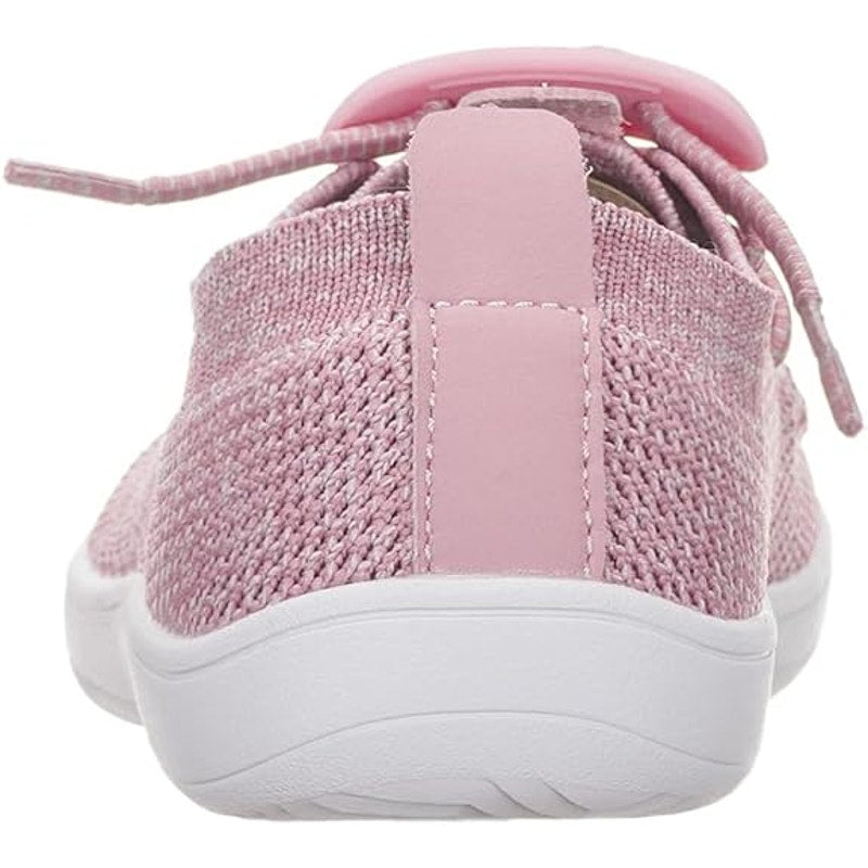 Whitin Toddler Girls Size 7 Pink Sneakers Lace Up Round Toe Barefoot Shoes