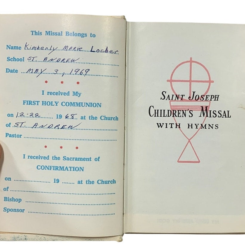 Vintage 1968 St Joseph Children&