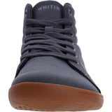 Whitin Mens Size 12 Gray Canvas Lace Up Wide Toe Box High Top Sneaker Shoes