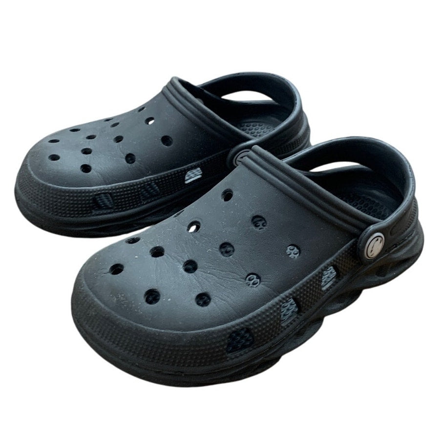 Little Boys Size 11 Black Clogs Breathable Slip On Sandal Water Shoes