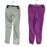 2 Cat & Jack DSG Girls Medium (10/12) Sweatpants Joggers Straight Uniform Pants