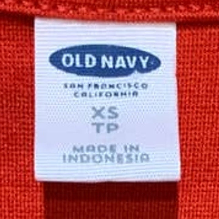 Old Navy XS Long Sleeve Polyester Blend VNeck Fit &amp; Flare Knee Length Dress