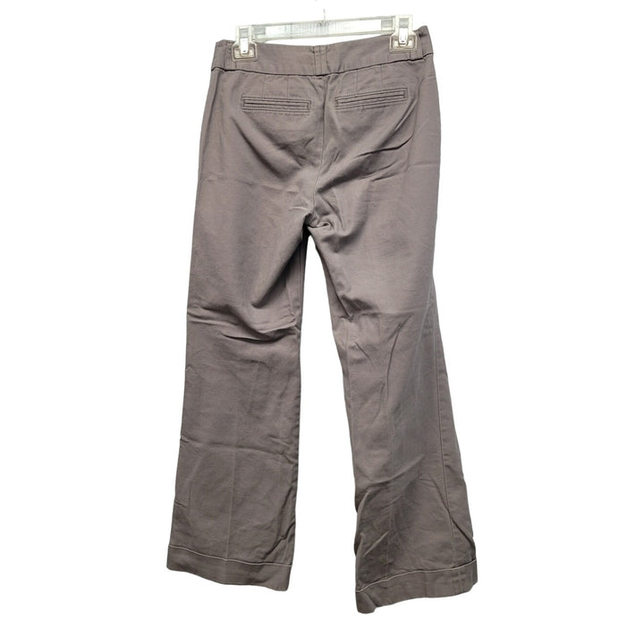 Banana Republic Womens Size 2 Short Jackson Fit Chino Flat Front Cuffed Pants