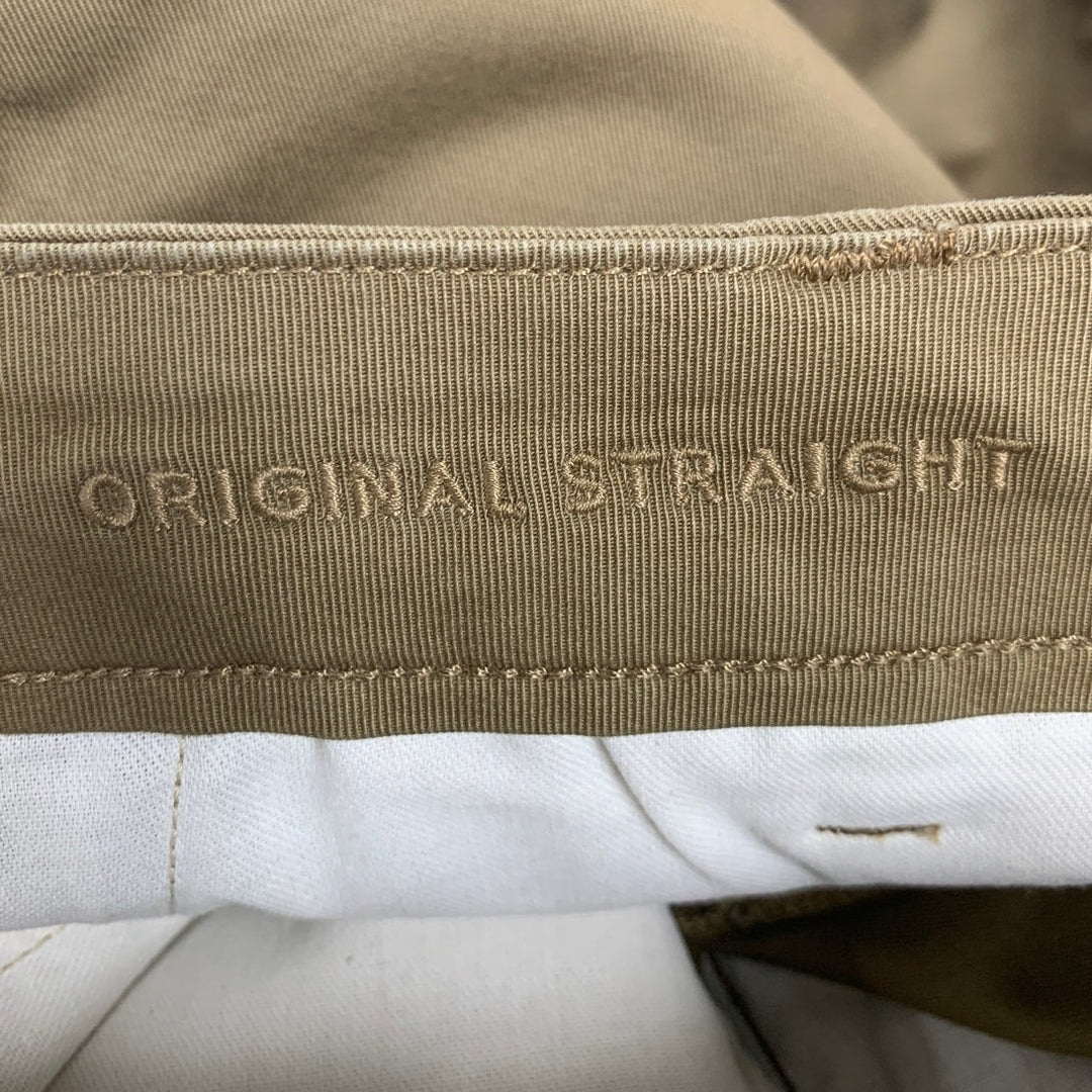 NWT New American Eagle Mens 32/32 Flex Original Straight Lived In Khaki Pants