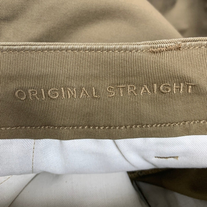 NWT New American Eagle Mens 32/32 Flex Original Straight Lived In Khaki Pants