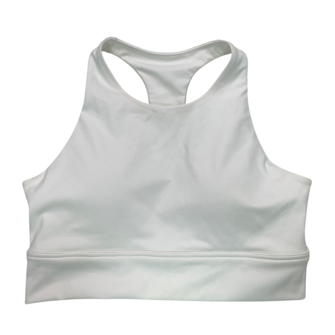 New Offline by Aerie Womens Small White Padded Key Hole Back Sports Bra w Flaw