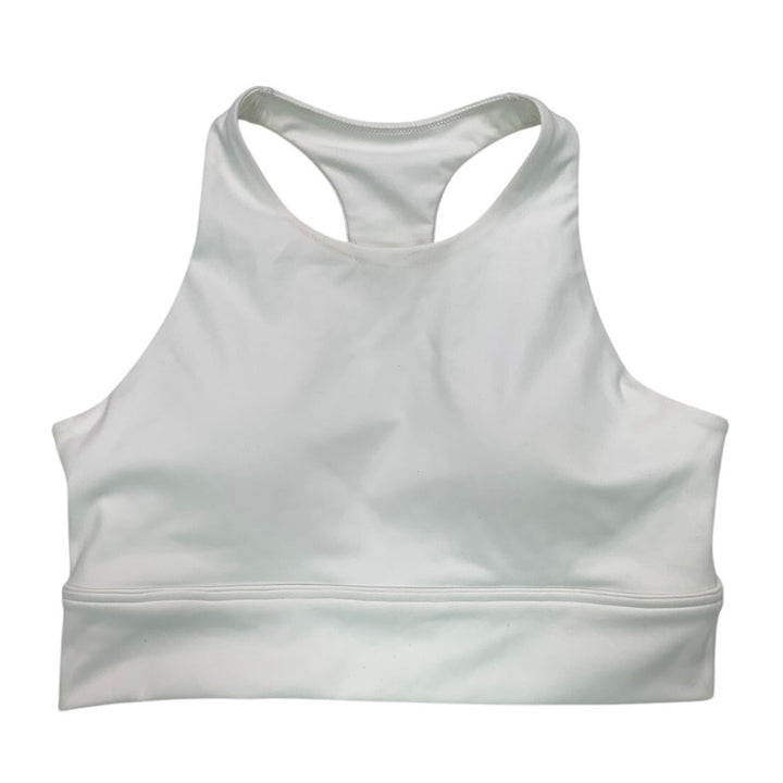 New Offline by Aerie Womens Small White Padded Key Hole Back Sports Bra w Flaw