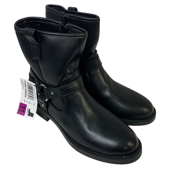 NWT Dolce Vita Womens Size 8 Black 1.5" Heel Boots Side Zip Round Toe Shoes