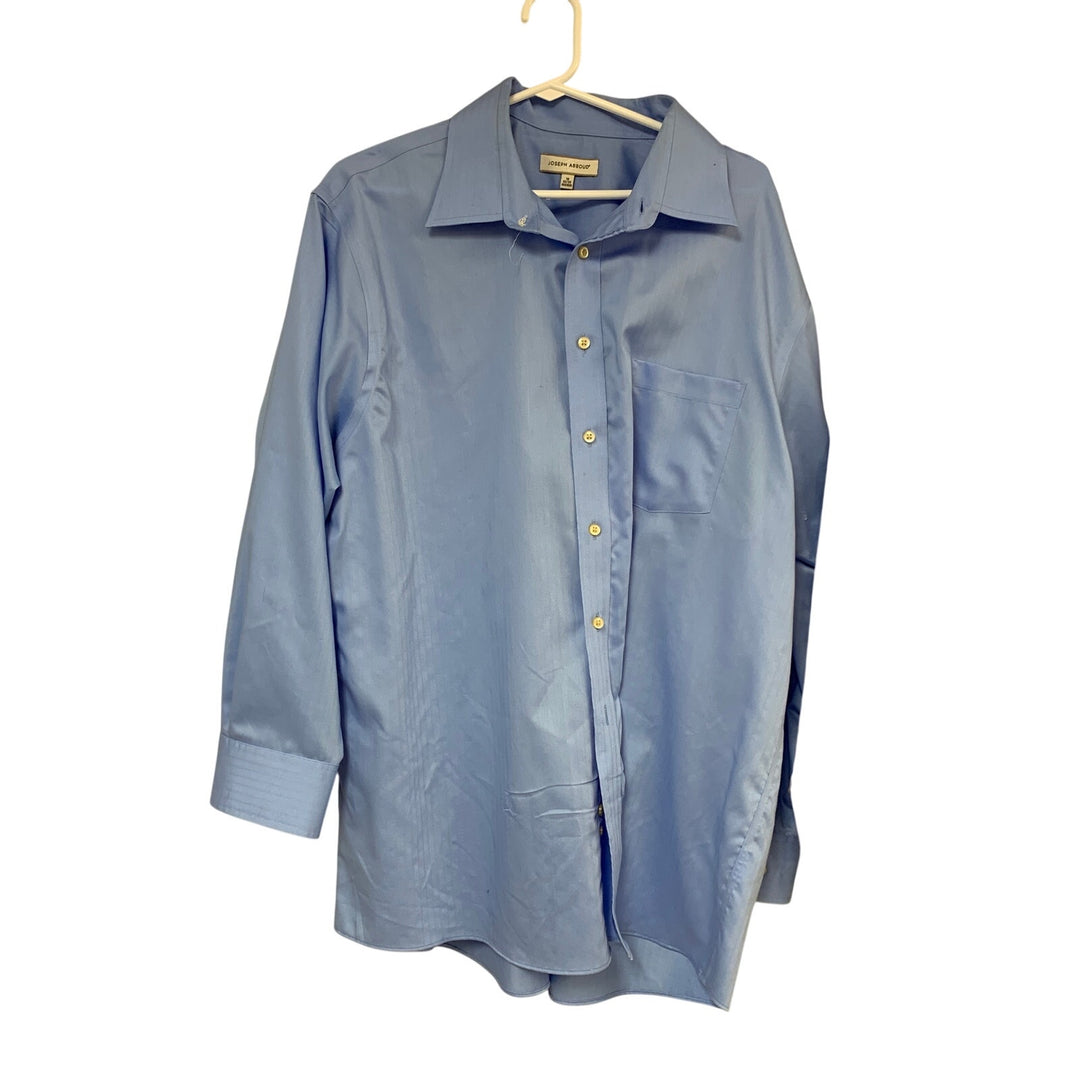 Lot of 2 Joseph Abboud Pronto Uomo Mens 18 32/33 Long Sleeve Button Up Shirts
