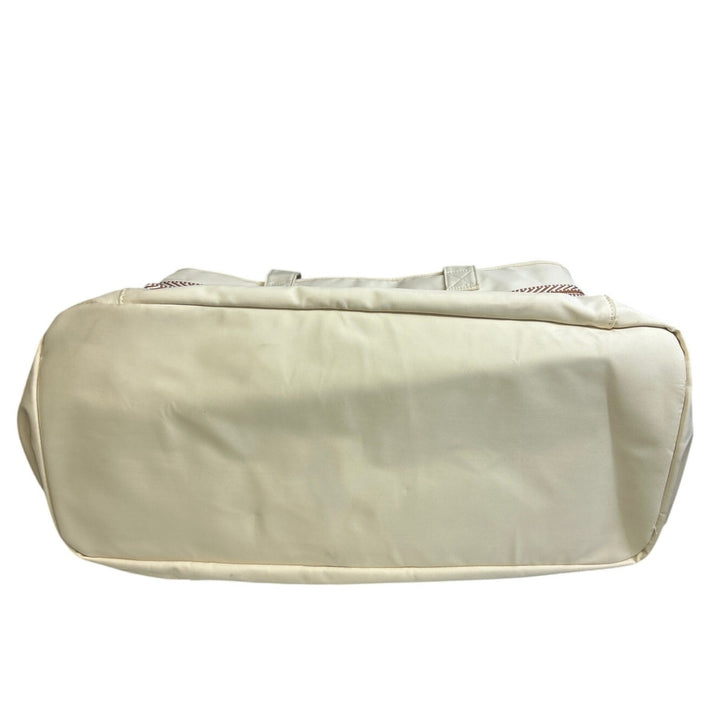 LOVEVOOK Ivory Womens Large Capacity Water Resistant Fabric Travel Weekend Bag