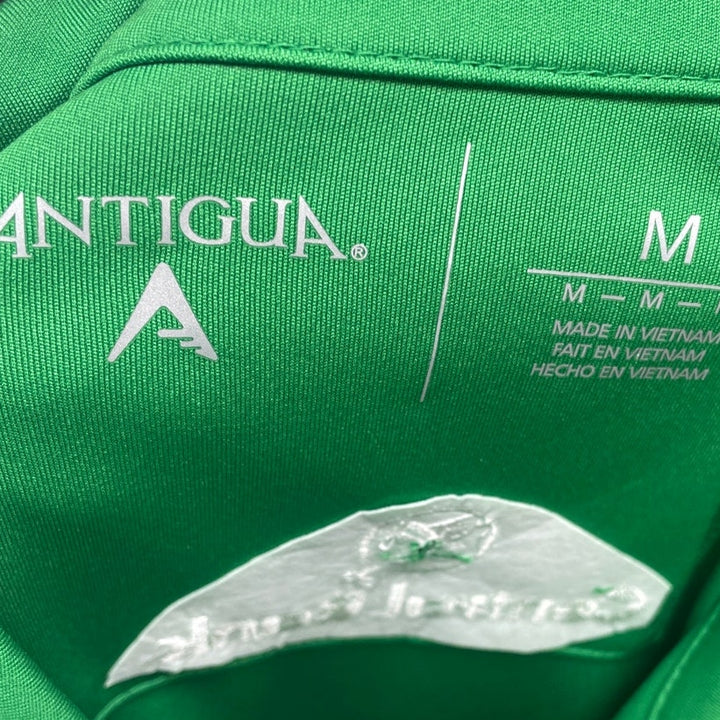 New Antigua Mens Medium Central Bank Young Life Athletic Short Sleeve Polo Shirt
