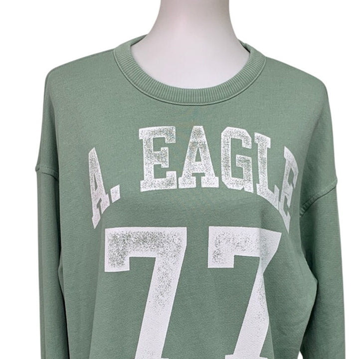 New American Eagle Womens Medium AE77 Long Sleeve Crew Neck Sweatshirt Dress