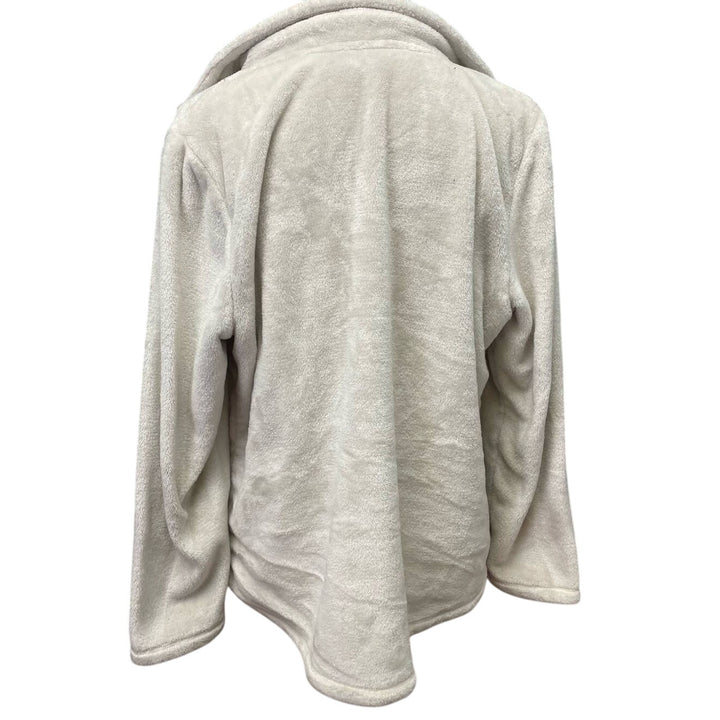 HeatKeep Womens XL Super Soft Full Zip 100% Polyester Fleece Jacket w Pockets