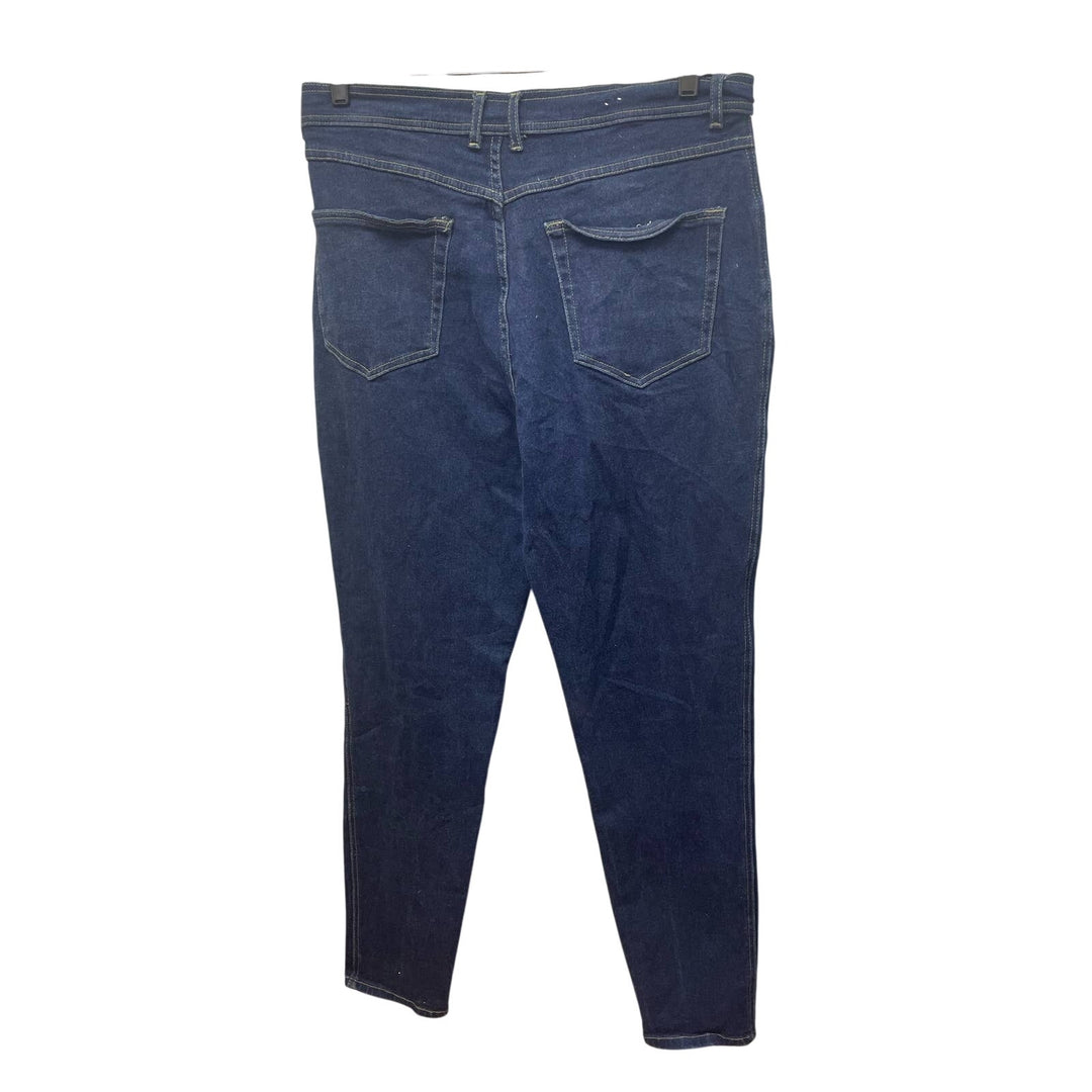 Bill Blass Womens Size 18 High Rise 32.5" Inseam Stretch Denim Blue jeans