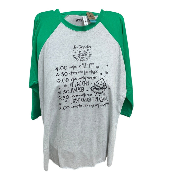 New Hand Printed Womens 3XL The Grinch&
