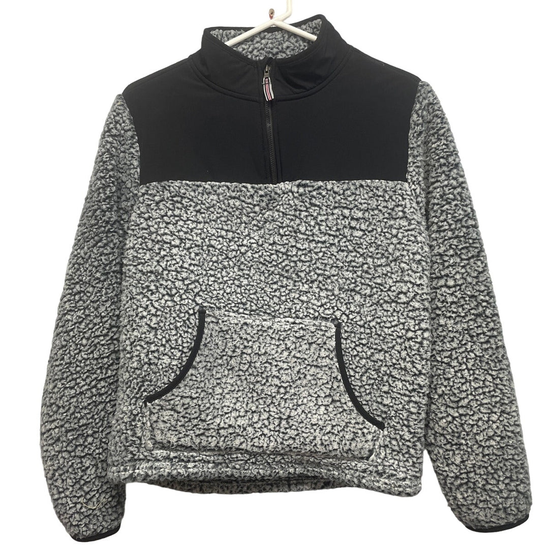 Wonder Nation Child XL PolySpandex Long Sleeve Quarter Zip Pullover Jacket