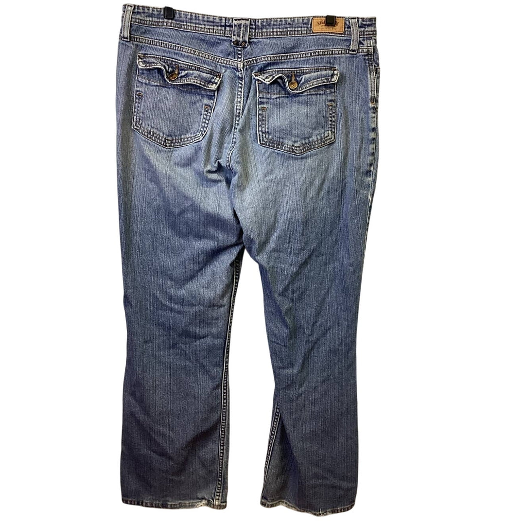 Signature by Levi Strauss Womens Plus Size 16W Stretch Cotton Denim Blue Jeans