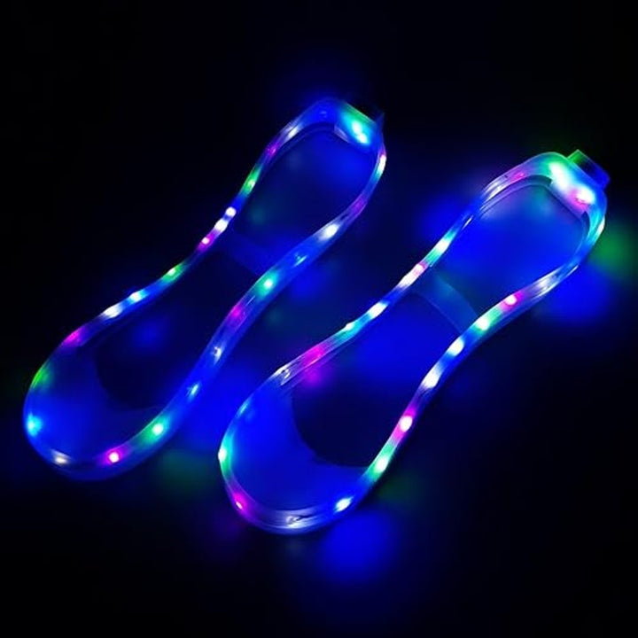 New Mens Size 10-11 Luminous Shoes Covers LED Shoe Lights Sneakers Night Running