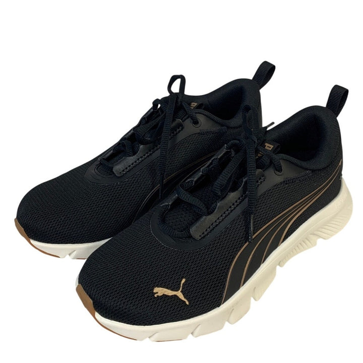 Puma Womens Size 6 Black Sneakers Lace Up Low Top Round Toe Athletic Shoes