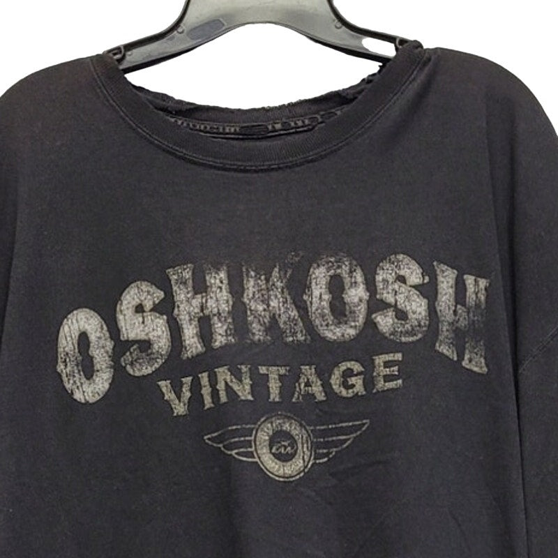 Oshkosh Vintage Mens 2XL Rugged Aircraft Association Long Sleeve Tee Shirt