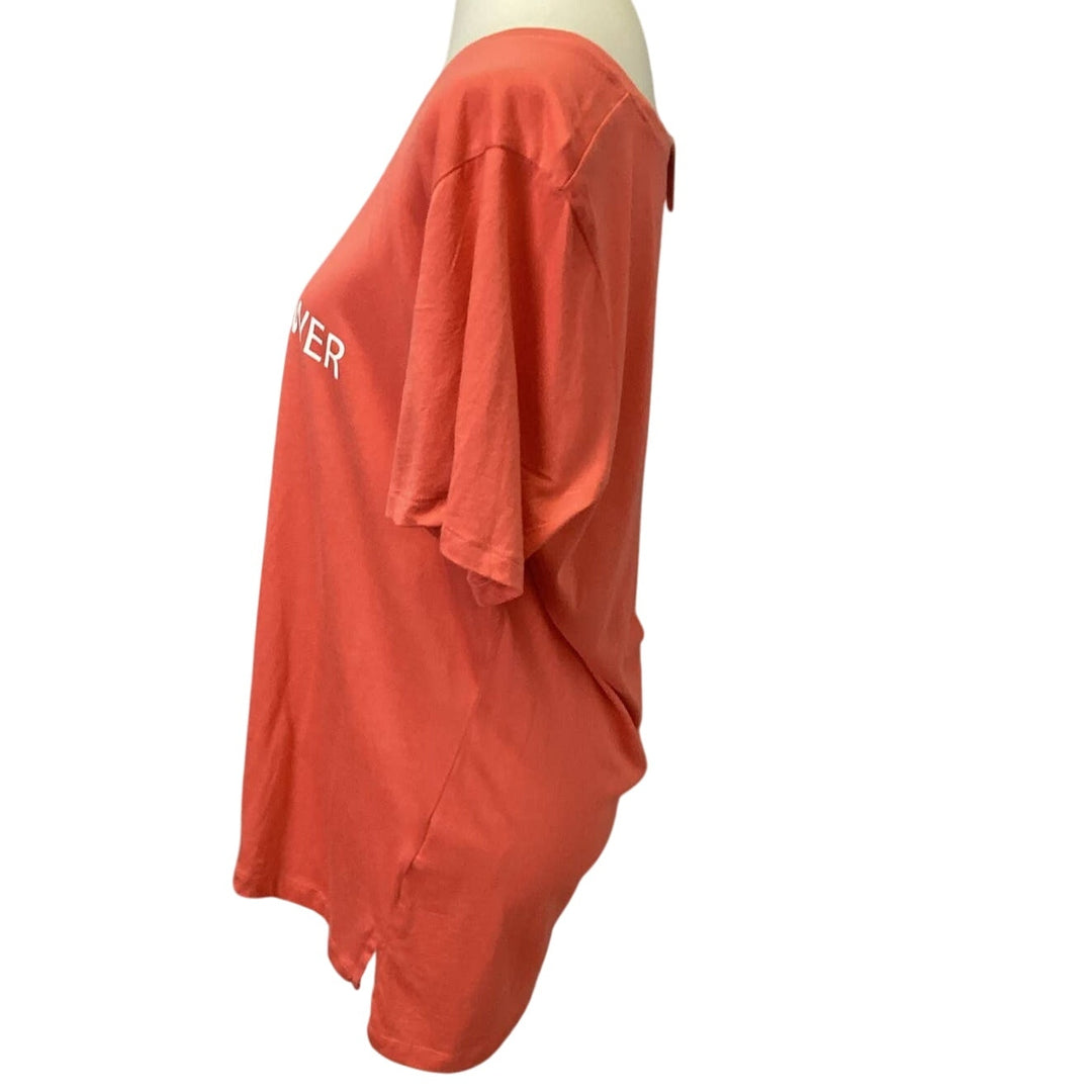 Handmade Upcycled XXL Saving the Planet is My Superpower Short Sleeve Tee