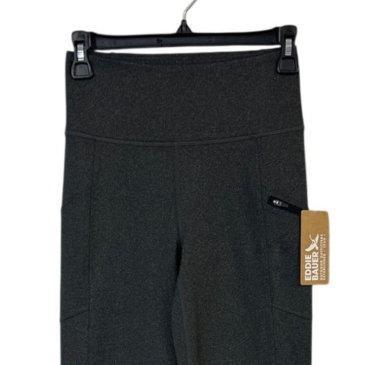 New Eddie Bauer Womens Heathered Gray Outdoor Traverse Trail High Rise Pants