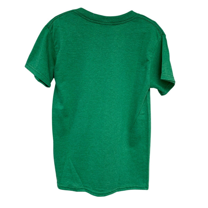 New Hand Printed Boys Small Here Comes Chaos Short Sleeve Crew Neck Tee Shirt