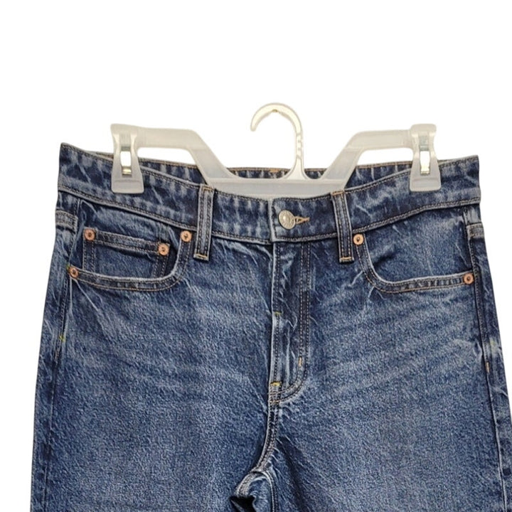 New American Eagle Womens Size 0 Regular Stretch Medium Wash Denim Blue Jeans