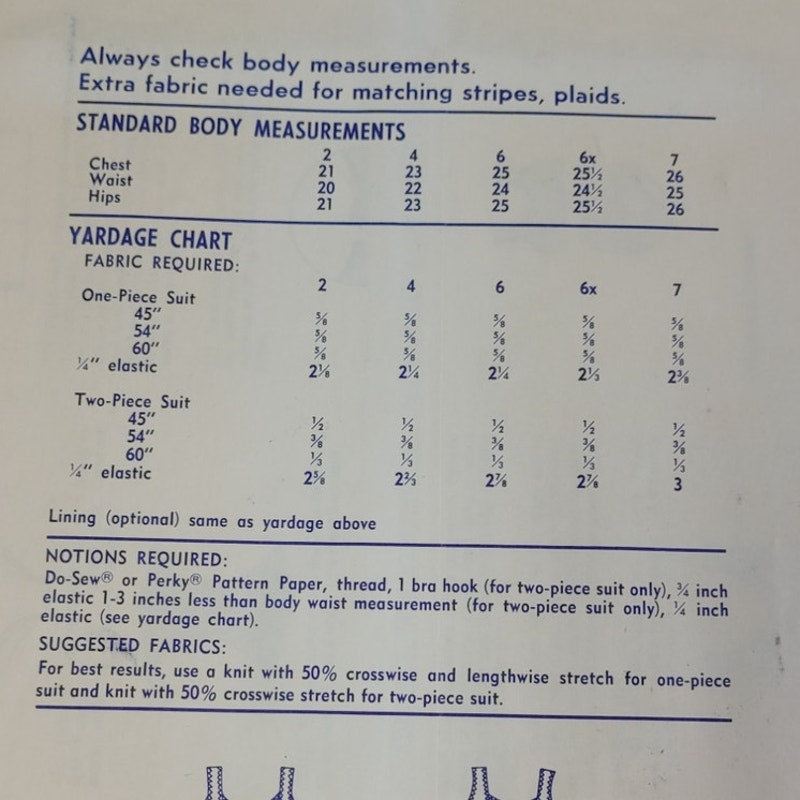 1975 Stretch &amp; Sew 1250 Girls&