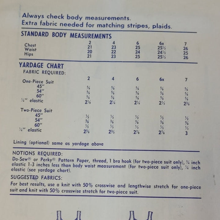 1975 Stretch &amp; Sew 1250 Girls&