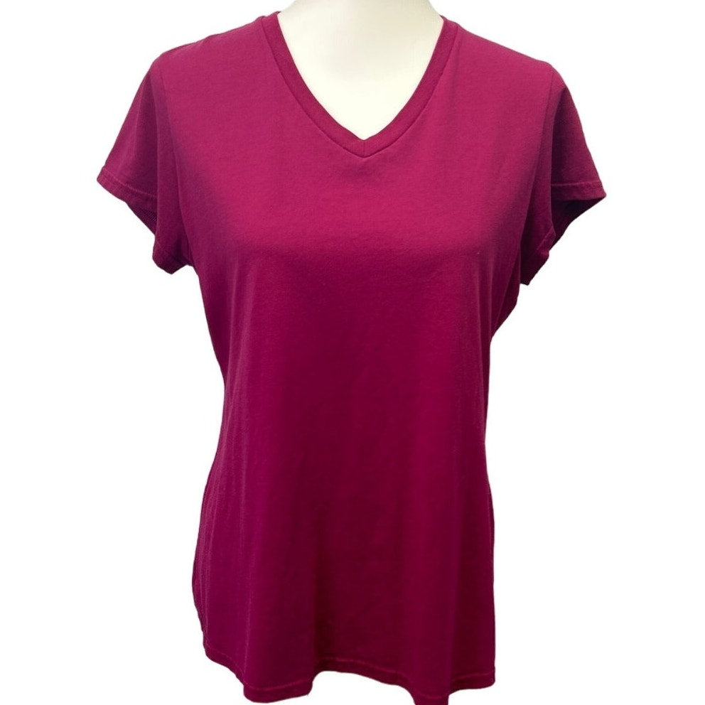 Lot of 4 Eddie Bauer Mossimo Womens Large Short Sleeve Scoop VNeck Tee Shirts