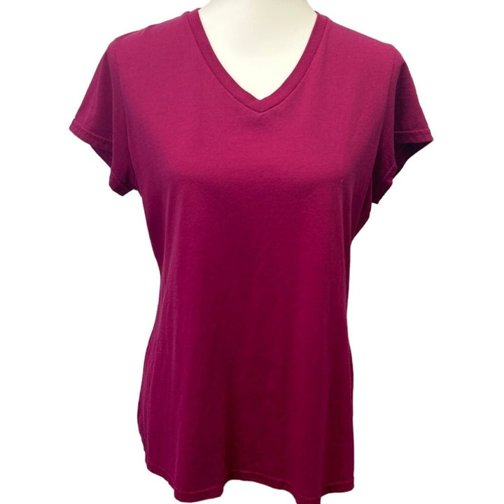 Lot of 4 Eddie Bauer Mossimo Womens Large Short Sleeve Scoop VNeck Tee Shirts