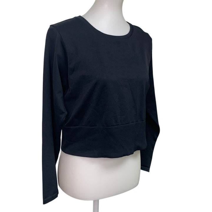 New Offline by Aerie Womens XXL Long Sleeve Crew Neck Cropped Activewear Top