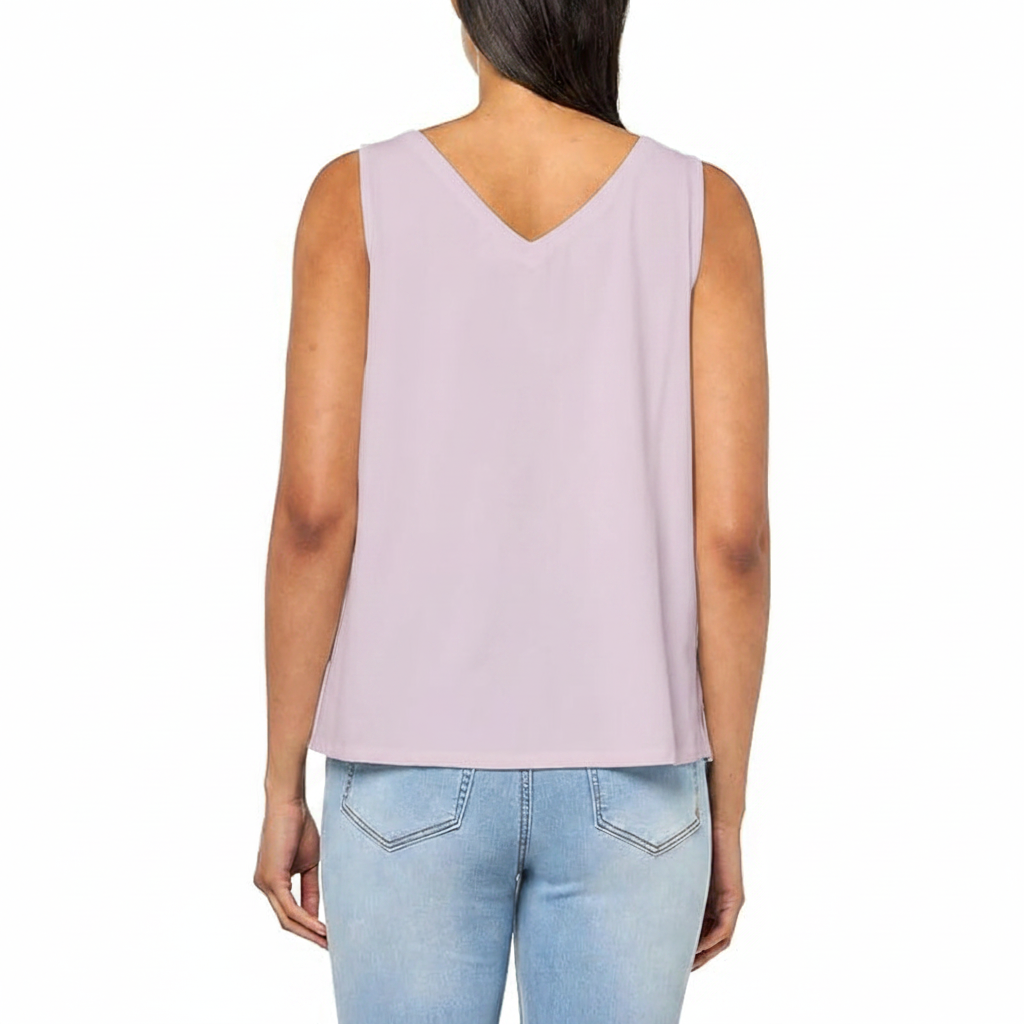 Lilac Tank Top Back View